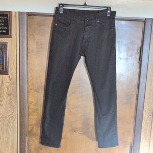Six Lincoln New York Men's Black  Slim Fit Jeans Size 32/30
